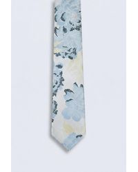 Twisted Tailor - Victor Print Tie Floral - Lyst