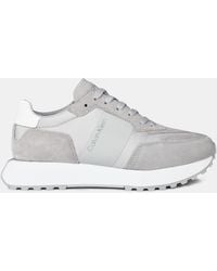 Calvin Klein - Suede Trainers - Lyst
