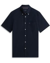 Tommy Hilfiger - Seersucker Solid Ss Rf Shirt - Lyst