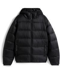 Tommy Hilfiger - Logo Hooded Full-Zip Short Puffer Jacket - Lyst