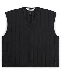 Rains - Banja Water Resistant Sleeveless Cropped Gilet - Lyst