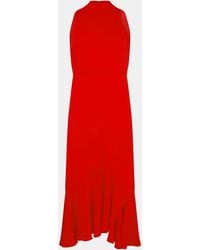 Ted Baker - Neck Tie Midi Dress - Lyst