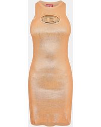 DIESEL - Knitted Jumper Dress - Lyst