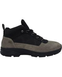 Firetrap - Delia Premium Leather Ankle Lace Up Hiker Rugged Boots - Lyst
