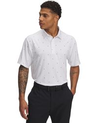 Under Armour - Printed Short-Sleeve Performance Polo Shirt - Lyst