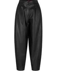 HUGO - Hesizila Solid Patterned Wide Leg Pants - Lyst