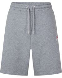 DIESEL - P-Crown New D Logo Fleece Jogger Shorts - Lyst