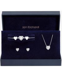Jon Richard - Crystal Heart Trio Set - Lyst
