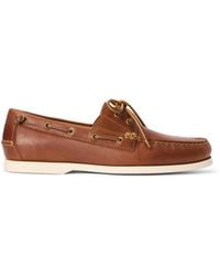 Polo Ralph Lauren - Merton Leather Boat Shoes - Lyst