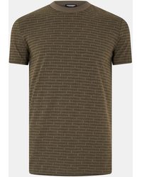 DSquared² - All Over Logo T-Shirt - Lyst
