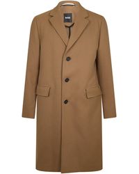 BOSS - C-Hyde-Flaps-Hl-241 10254935 0 Overcoat - Lyst