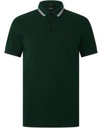 BOSS - Paddy Polo Shirt With Contrast Tipping - Lyst