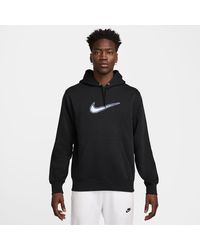 Nike - Club Neo Varsity Over The Head Hoodie - Lyst