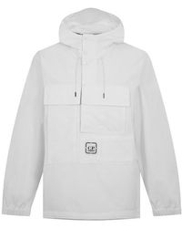 CP COMPANY METROPOLIS - Hooded Overshirt With Drawstring - Lyst