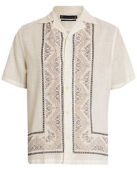 AllSaints - All Frontiere Shirt Sn34 - Lyst