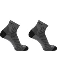 Salomon - Wool Quarter 2 Pack Walking Socks - Lyst