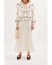 RIXO London - Maurine Long Sleeve Blouse - Lyst