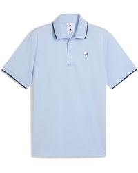 PUMA - Ptc Tipped Polo Shirt - Lyst