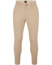 BOSS - Kaiton Slim Fit Trousers - Lyst