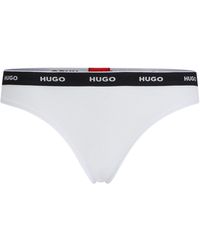 HUGO - Regular Rise Thong - Lyst