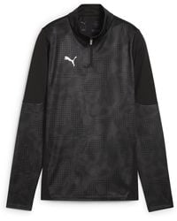 PUMA - Teamcup Training 1/4 Zip Top Wmn Drill - Lyst