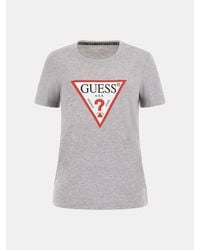 Guess - Short Sleeve Crew Neck Original Slim Fit T-Shirt - Lyst