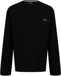 BOSS - Long Sleeve T Shirt - Lyst