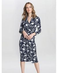 Gina Bacconi - Linda Jersey Wrap Dress - Lyst