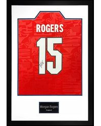 The Fan Cave - Morgan Rogers Signed England Away Shirt Premium - Lyst