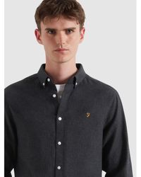 Farah - Milners Long Sleeve Plain Shirt - Lyst
