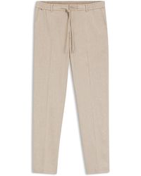 BOSS - Straight Leg Trousers - Lyst