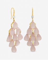 Jon Richard - Plated And Droplet Earrings - Lyst
