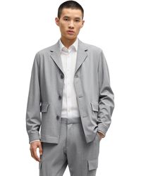 BOSS - P Carper Flaps Formal Jacket - Lyst