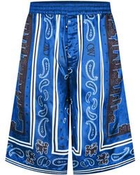 Off-White c/o Virgil Abloh - Bandana Relaxed Fit Chino Shorts - Lyst