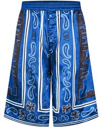 Off-White c/o Virgil Abloh - Bandana Relaxed Fit Chino Shorts - Lyst