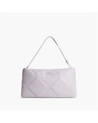 Calvin Klein - Quilted Convertible Clutch Bag - Lyst