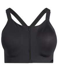 adidas - Tlrd Impact Luxe High Support Zip Bra - Lyst