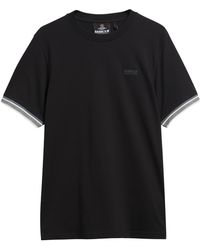 Barbour - Newport Tipped Cotton Short-Sleeve Crew-Neck T-Shirt - Lyst