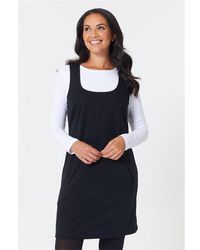 Be You - Jersey Pinafore Dress - Lyst