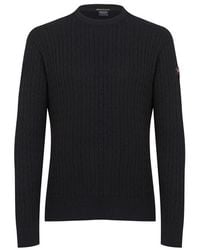 Paul & Shark - Cable Knit Sweater - Lyst