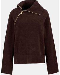 Barbour - Saskia Funnel-Neck Jumper - Lyst