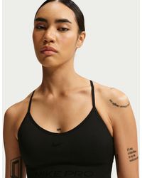 Nike - Pro Seamless Light-Support Padded Sports Bra - Lyst