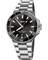 Oris - Aquis Date Bracelet Watch - Lyst