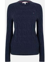Tommy Hilfiger - Cable Knit Jumper - Lyst