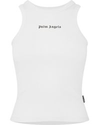 Palm Angels - Bouclé Logo Top - Lyst