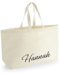 Westford Mill - Extra Large Cotton Canvas Tote Bag - Lyst