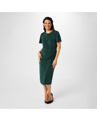 Biba - Keyhole Jersey Dress - Lyst