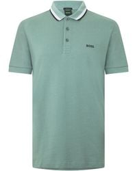 BOSS - Paddy Polo Shirt With Contrast Tipping - Lyst