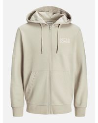 Jack & Jones - Corp Logo Sweat Zip Hood - Lyst