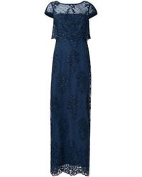 Adrianna Papell - Embroidery Column Gown - Lyst